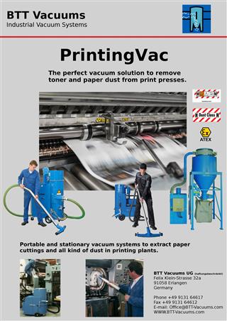 print portable vacuums toner graphite paper dust printing